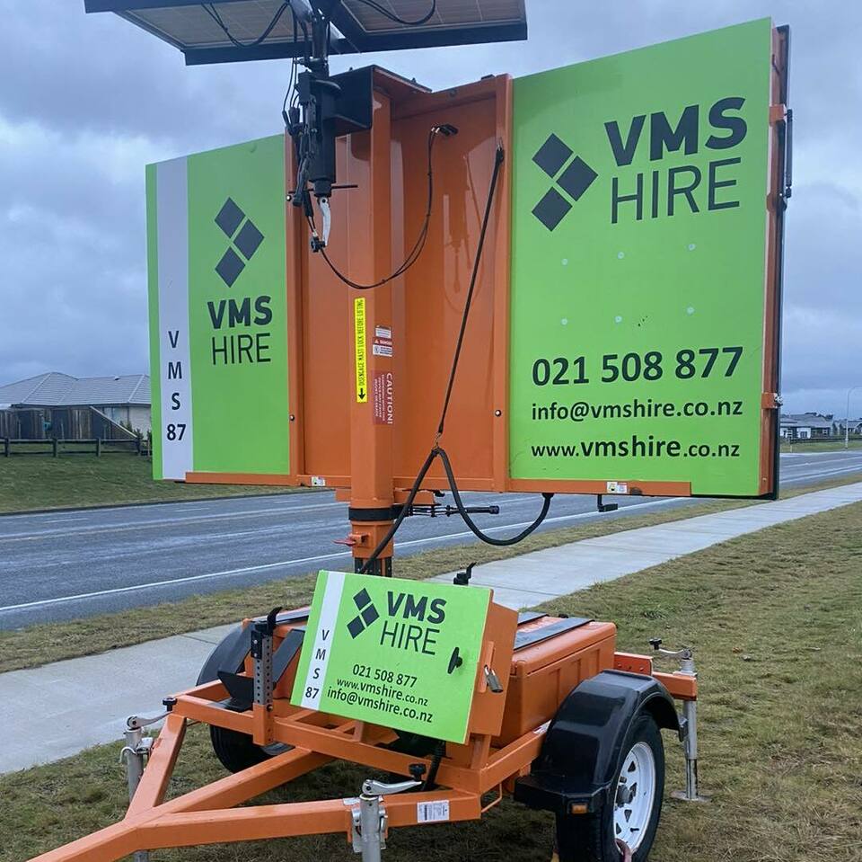Variable Message System Variable Message Signs | VMS Hire Ltd NZ